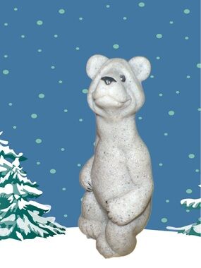 Vintage Quarry Critters Billy The Bear By Second Nature Design 4.5 Inches